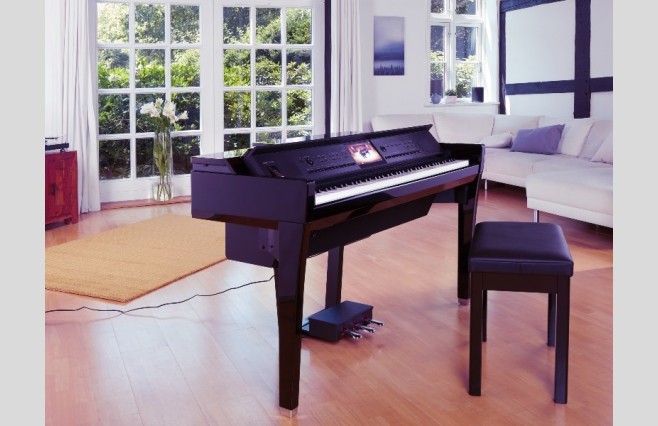 Yamaha CVP809 Polished Ebony Digital Piano Display Model - Image 4